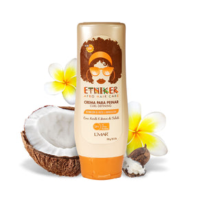 Crema para Peinar, Crema para Peinar Etniker, Curl Definig, Curl Defining Etniker, Definicion, Hidratacion, Coco, Karite, Mono de Tahiti, Sin Sal, Sin Parabenos, Producto Etniker, Etniker