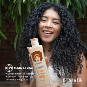 Shampoo Nutritivo, Shampoo Nutritivo Etniker, Producto Shampoo Nutritivo Etniker, Aplica Sobre el Cabello Humedo, Masajear Suavemente, Enjuagar, Coco y Karite, Producto Etniker, Etniker