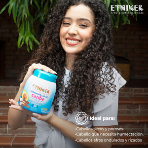 Tratamiento Capilar Caribe, Tratamiento Capilar Caribe Etniker, Tratamiento Capilar Mi Tierra Caribe, Tratamiento Capilar Mi Tierra Caribe Etniker, Producto Tratamiento Capilar Mi Tierra Caribe Etniker, Cabellos Secos y Porosos, Cabellos que Necesitan Humectacion, Cabellos Ondulados Rizados y Afro, Producto Etniker, Etniker