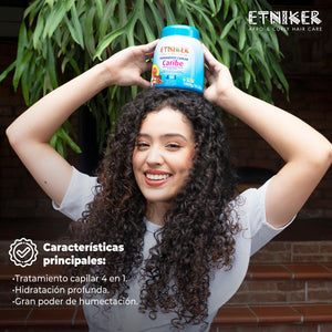 Tratamiento Capilar Caribe, Tratamiento Capilar Caribe Etniker, Tratamiento Capilar Mi Tierra Caribe Etniker, Producto Tratamiento Capilar Mi Tierra Caribe Etniker, Hidratacion Profunda, Gran Poder de Humectacion, Producto Etniker, Etniker