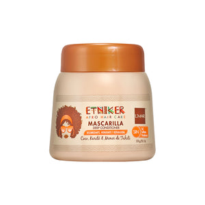 Deep Conditioner, Deep Conditioner Etniker, Mascarilla Etniker, Mascarilla, Desenredante, Hidratante, Reparadora, Coco, Karite, Monoi de Tahiti, Sin Sal, Sin Sulfatos, Sin Parabenos, Productos Etniker, Etniker