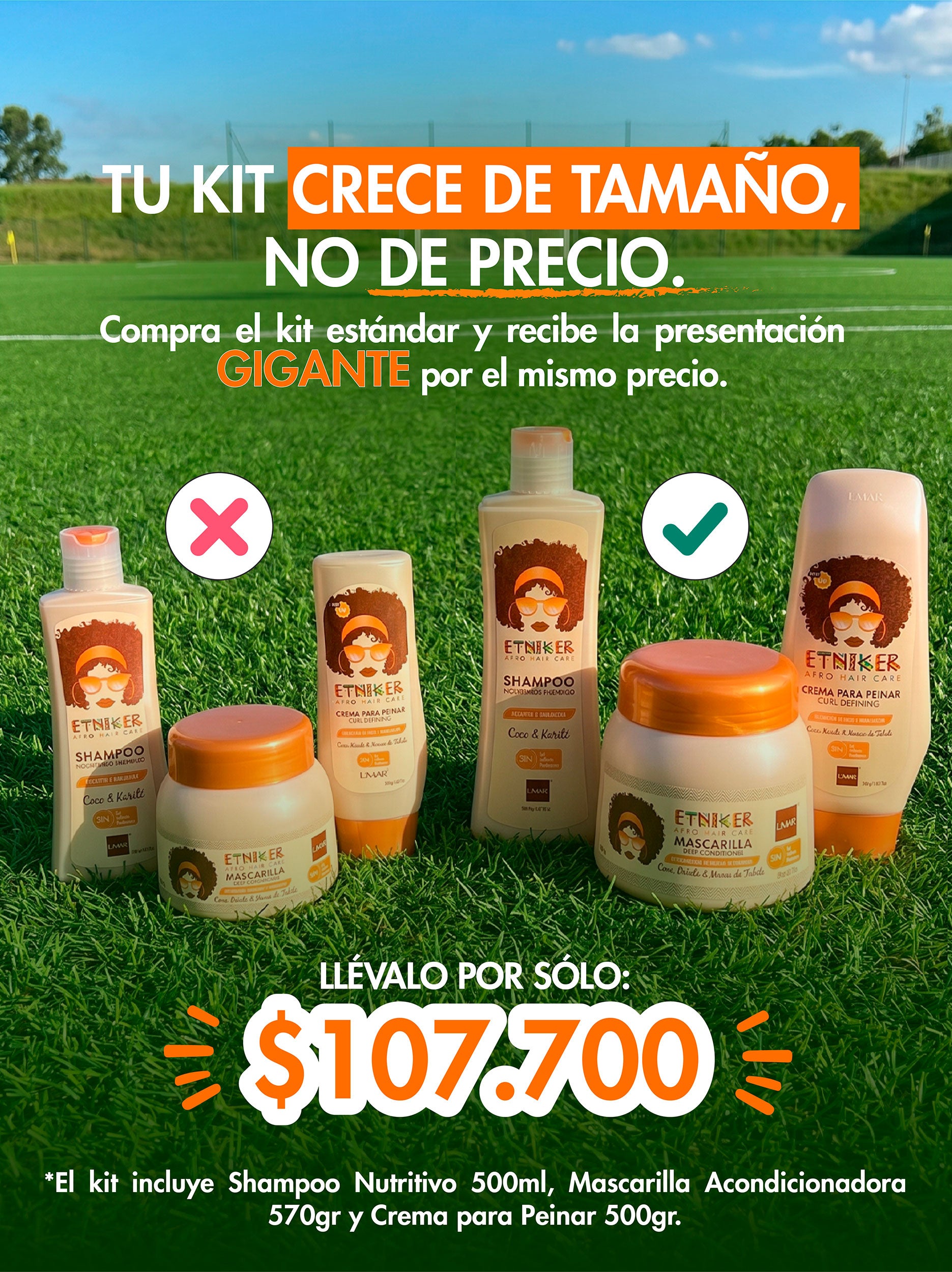 Kit Etniker Gigante: Más Producto, Mismo Precio