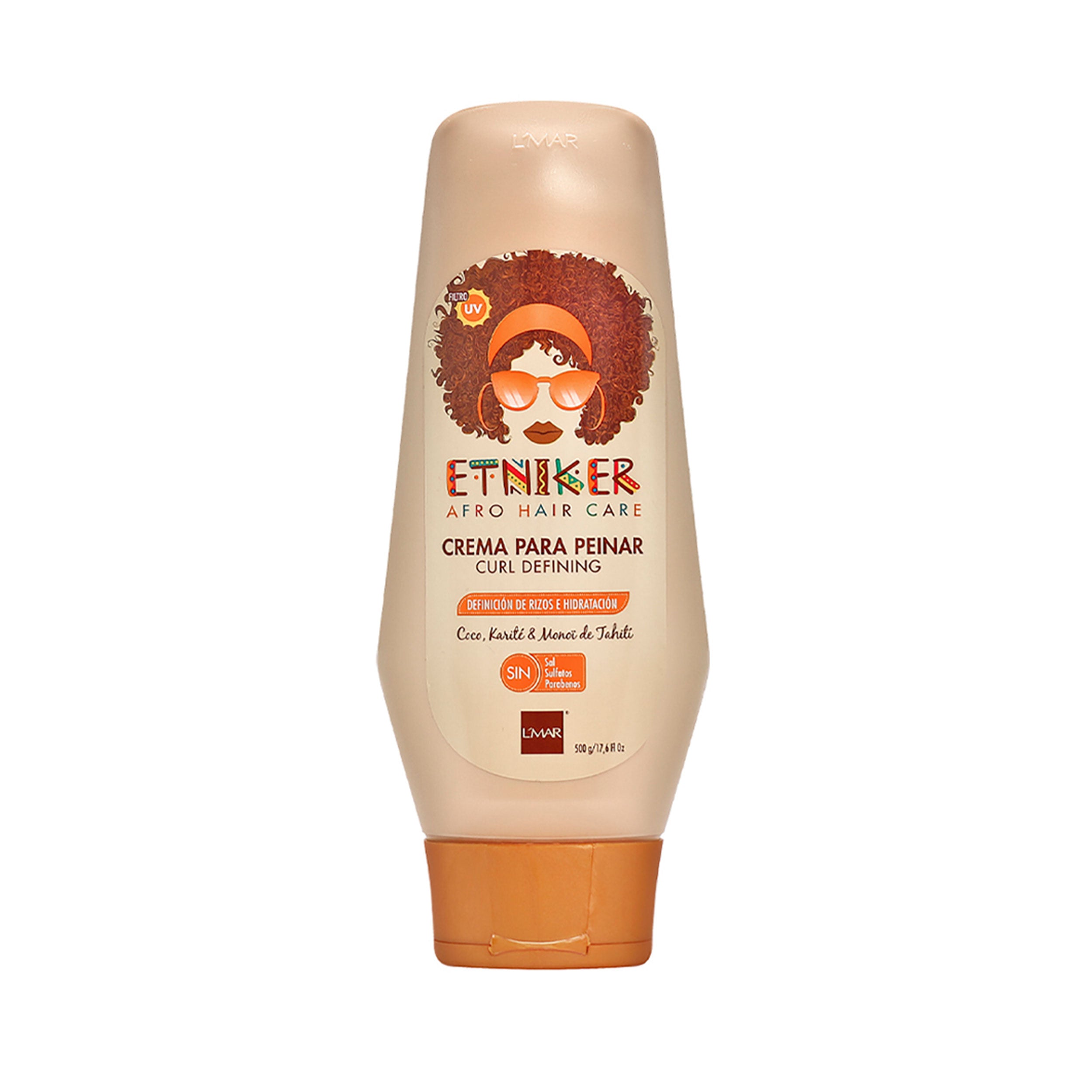 Crema para Peinar, Crema para Peinar Etiker, Curl Defining, Curl Defining Etniker, Definicion, Hidratacion, Coco, Monoi de Tahiti, Karite, Sin Sal, Sin Parabenos, Producto Etniker, Etniker