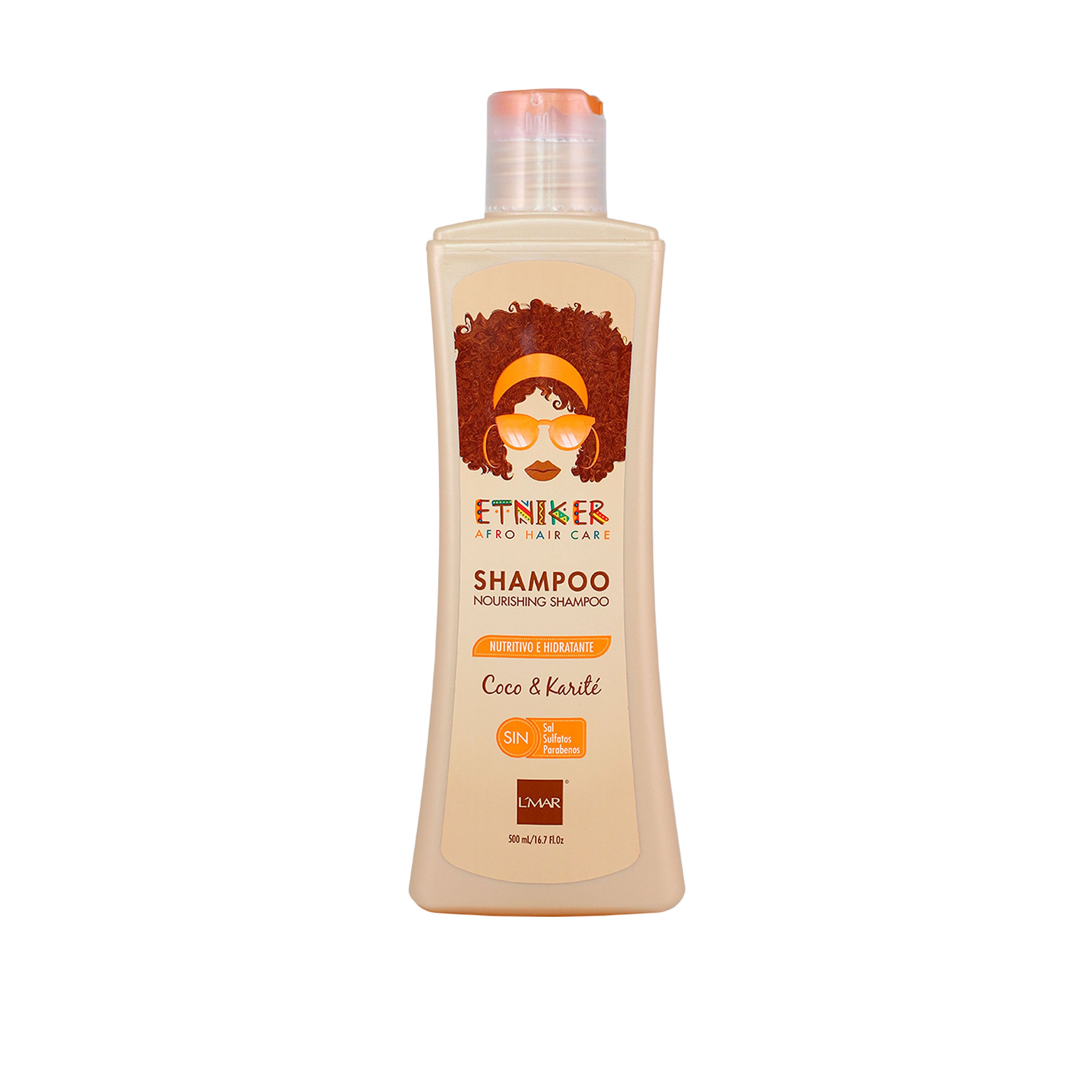 Sampoo, Shampoo Etniker, Nourishing Shampoo, Nourishing Shampoo Etniker, Nutritivo, Hidratante, Coco, Karite, Sin Sal, Sin Parabenos, Producto Etniker, Etniker