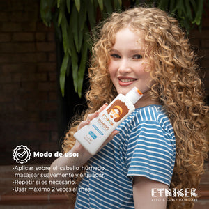 Shampoo Limpieza Profunda, Shampoo Limpieza Profunda Etniker, Producto Shampoo Limpieza Profunda Etniker, Aplicar Sobre el Cabello Humedo, Masajear Suavemente, Enjuagar, Maximo Dos Veces al Mes, Producto Etniker, Etniker